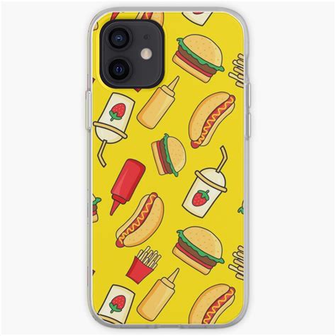 Fast Food Iphone Case And Cover By Los Ojos Pardos Redbubble