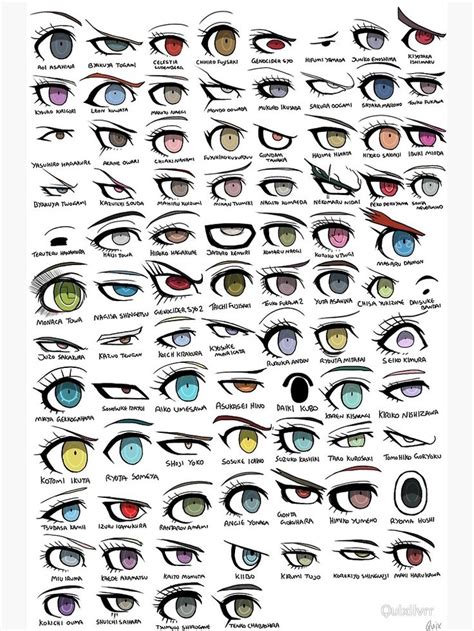Danganronpa Eyes Poster By Quixilvrr Anime Eye Drawing Eye Drawing