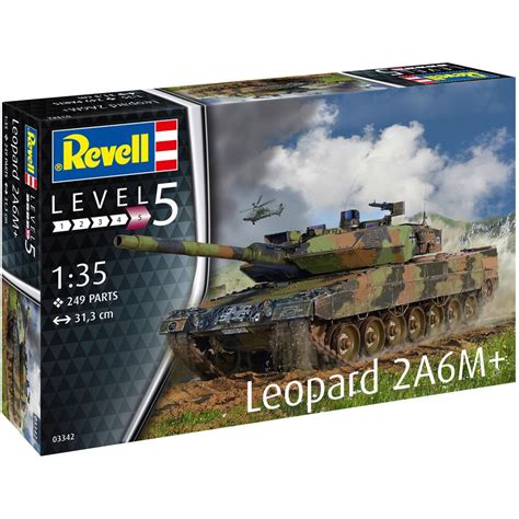 Revell Leopard 2a6m Tank Military Model Kit Scale 135