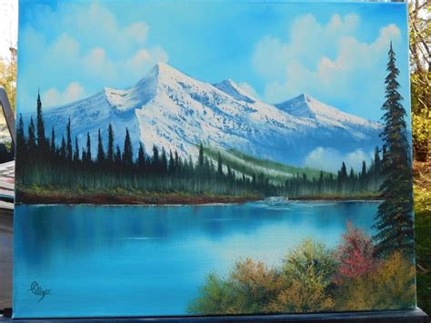 Br Bob Ross Way Of Painting Mountain