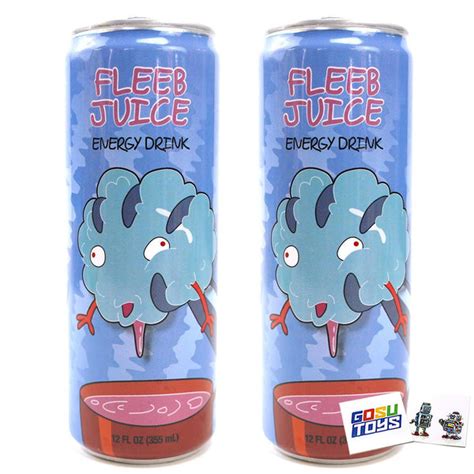 Rick And Morty Fleeb Juice Energy Drink 12 Fl Oz 355ml Can 2 Pack
