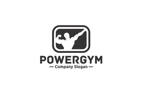 Power Gym Creative Logo Templates Creative Market