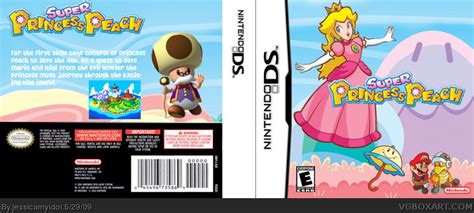 Super Princess Peach Nintendo Ds Box Art Cover By Jessicamyidol