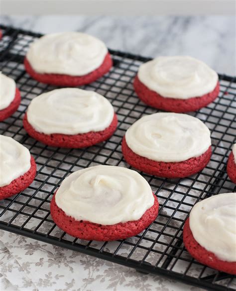 Red Velvet Cookies With Cream Cheese Frosting Recipe Avail Flickr