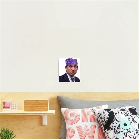 Michael Scott Bandana Photographic Print For Sale By Jai43 Redbubble