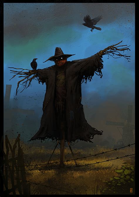 Scarecrow By Donmalo On Deviantart Dark Fantasy Art Horror Artwork