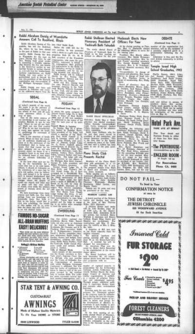 The Detroit Jewish News Digital Archives May 21 1943 Image 9