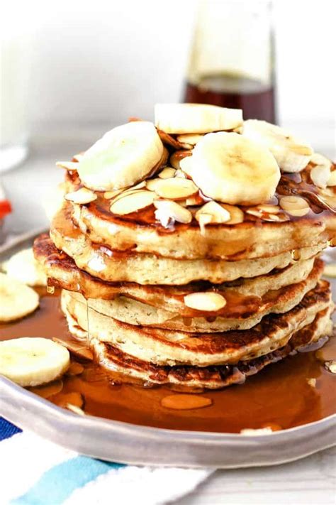 Almond Banana Pancakes Perfect For Overripe Bananas