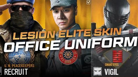 Lesion Elite Skin And New Rainbow Six Siege Elite Skin Concepts Y7s4