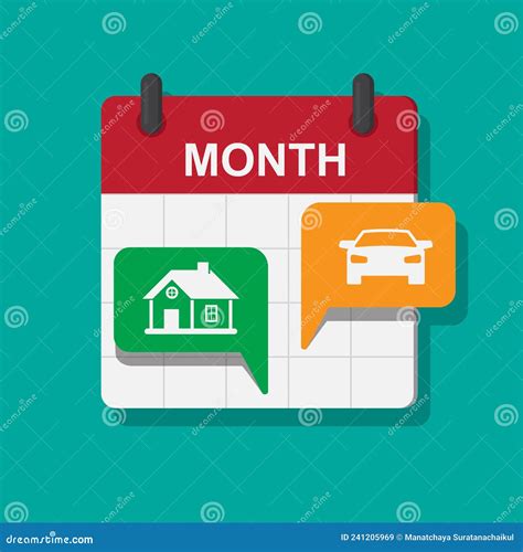 Car And House Installment Payment Iconinstallment Payment Plan Concept