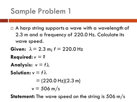 This chemistry video tutorial explains how to solve problems involving the speed of light, wavelength, and frequency of a photon. Calculate Wave Speeds | Determining Wave Speed - ppt download | Persuasive writing prompts ...