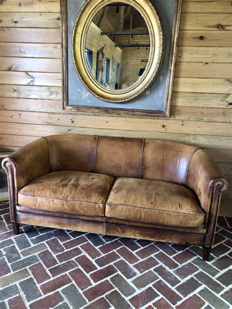 Antique Leather Sofa The Paradise Antiques