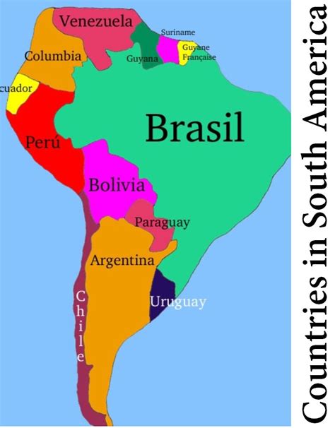 10 Largest Countries In South America All Country List
