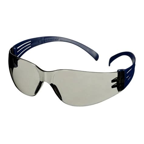 3m™ securefit™ 100 safety glasses blue frame anti scratch anti fog indoor outdoor light