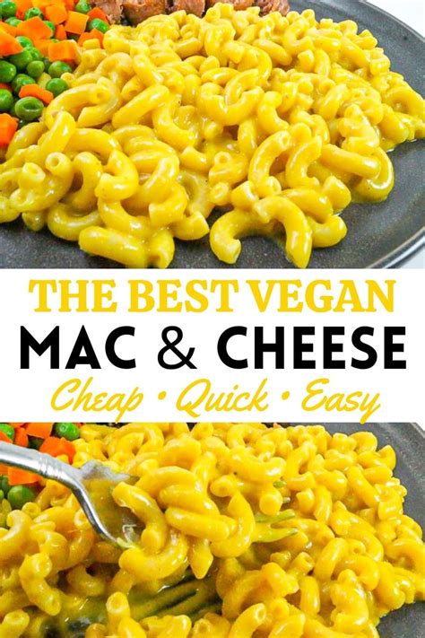 Best Ever Easy Vegan Macaroni And Cheese Recipe Vegan Mac And Cheese