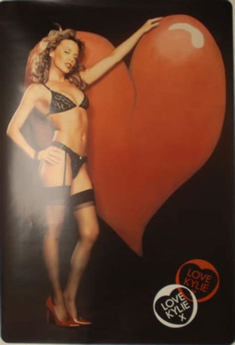 Kylie Minogue Love Kylie Heart Medium Uk Poster 606079