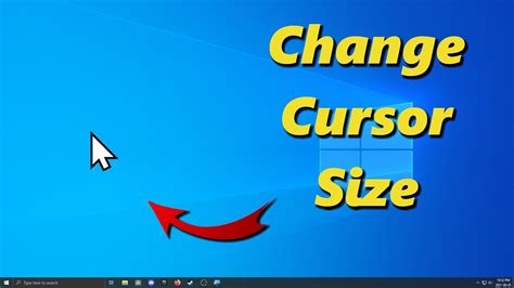 How To Change Cursor Size In Windows Youtube
