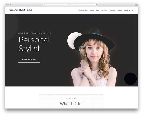Best Bootstrap Personal Website Templates Avasta