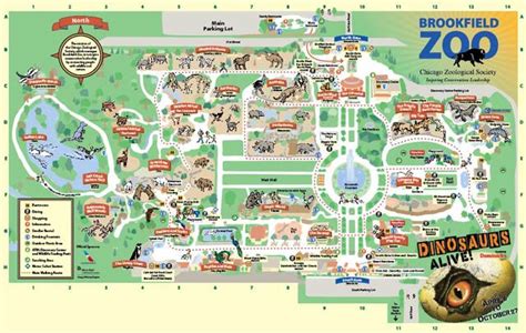 Plan Your Visit Zoo Map Brookfield Zoo Zoo Chicago