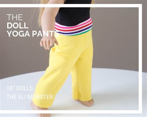 Pdf Sewing Pattern 18 Doll Yoga Pants Or Leggings With Etsy