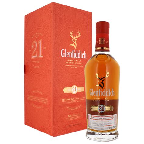 Glenfiddich 21 Year Old Single Malt Whisky 70cl Prestige Drinks