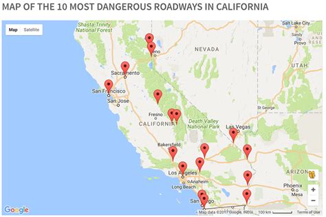 The 10 Most Dangerous Roadways In California Gjel Accident Attorneys