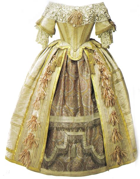 queen victoria had this gown commissioned for the stuart ball she held in 1851 the dress was d
