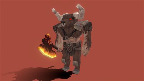 Minotaur For Minecraft 3d Model By Kaaniva 6bc17c3 Sketchfab