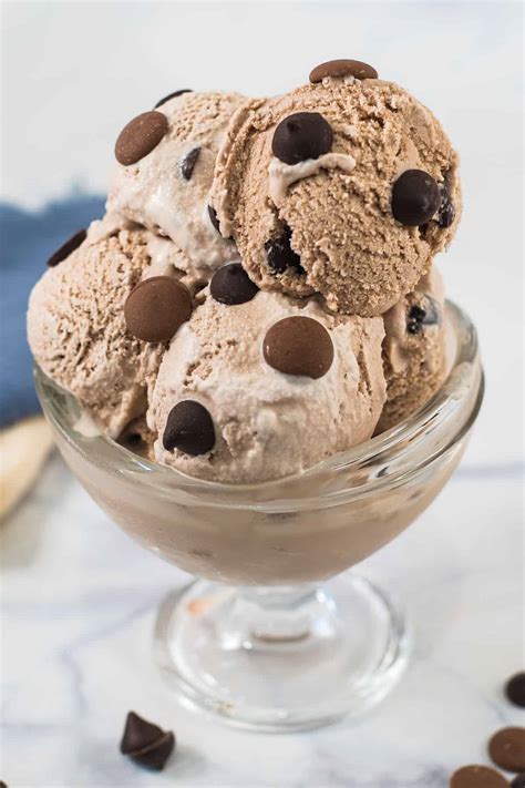 Chocolate Chocolate Chip Ice Cream Recipe Decorated Treats