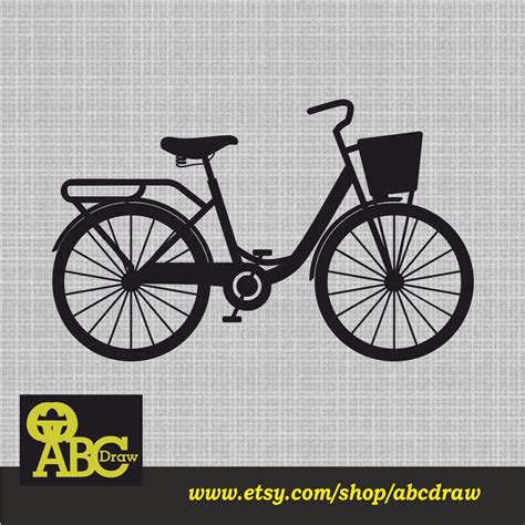 Bicycle Design Laser Cut Svg Dxf Files Wall Sticker Engraving Etsy