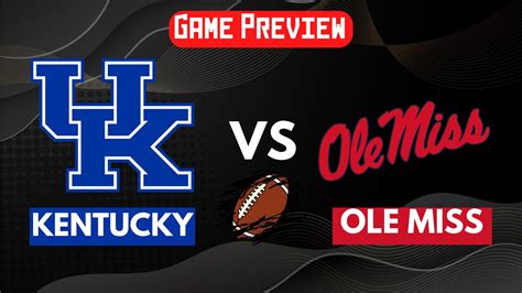 Kentucky Vs Ole Miss College Football Week 5 Game Preview Youtube