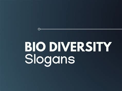 450 Amazing Biodiversity Slogans Generator Guide