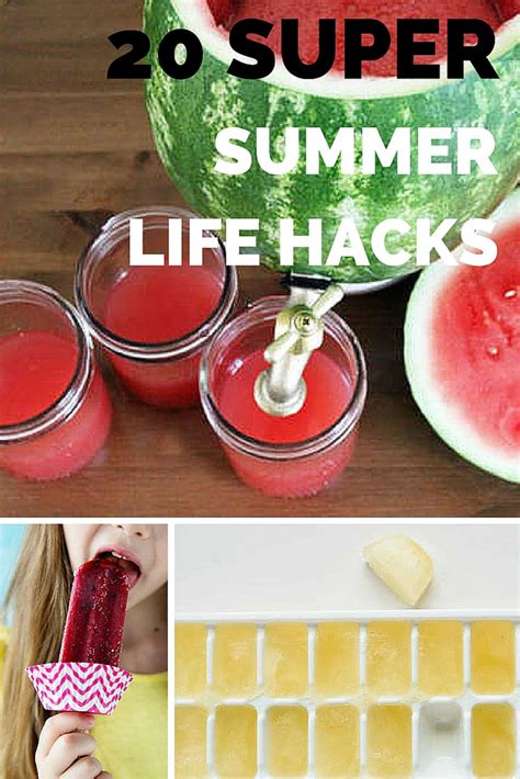 20 Summer Life Hacks Everyone Needs Summer Life Hacks Life Hacks