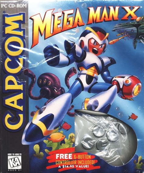 Mega Man X Dos Front Cover 1995 Classicpcgaming Retrogaming Types