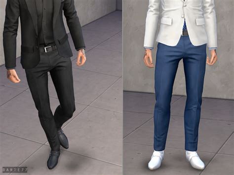Darte77s Slim Fit Trousers Sims4 Clothes Kleidung Jungs