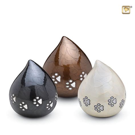 Well you're in luck, because here they come. Teardrop Pet Ashes Urn - Dignity Pet Crematorium