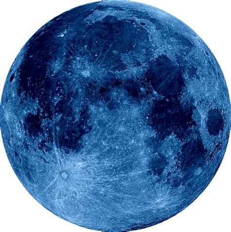 Moon Blue Hd Png Transparent Background Free Download 44682