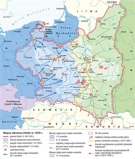 Polonia En 1939 Poland Map Poland History Historical Maps