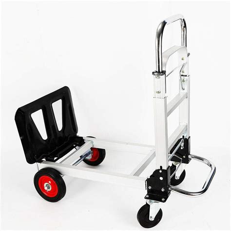 Folding Hand Truck And Dolly2 In1 Portable Aluminum Hand Truck