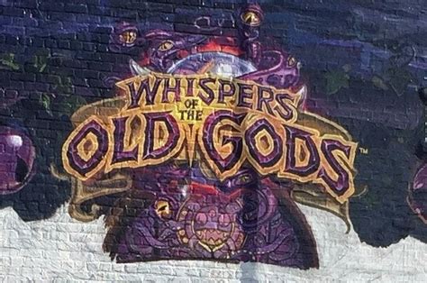 Hearthstone Whispers Of The Old Gods Leaked By A Painting On A Wall