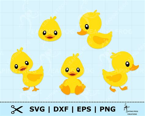 Duck Svg Png Cricut Cut Files Layered Silhouette Files Etsy Canada