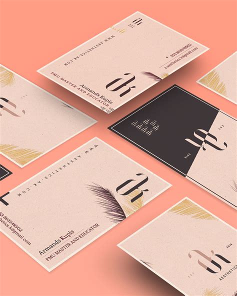 Aesthetic Business Cards Templates
