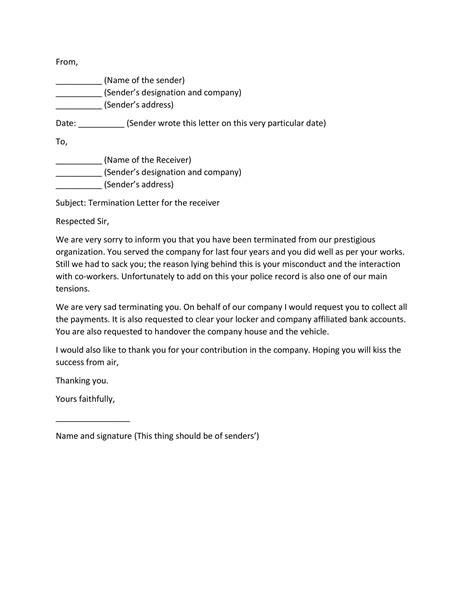 Letter Of Termination From Employer Masaka Luxiarweddingphoto Com