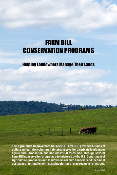 Landowner Guide To 2018 Farm Bill Conservation Programs By Usfws