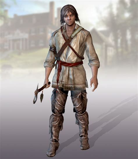 AC3 Connor Young Model Connor Ratohnhaké ton Game Assassin s Creed