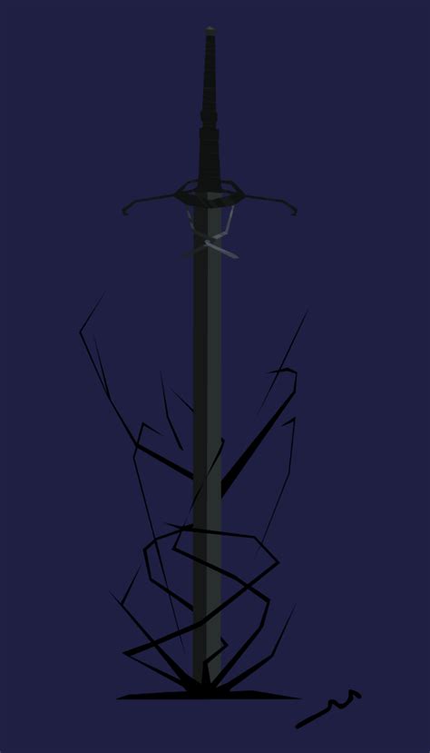 Art Oc Lightning Sword Black For Extra Edge Rdnd