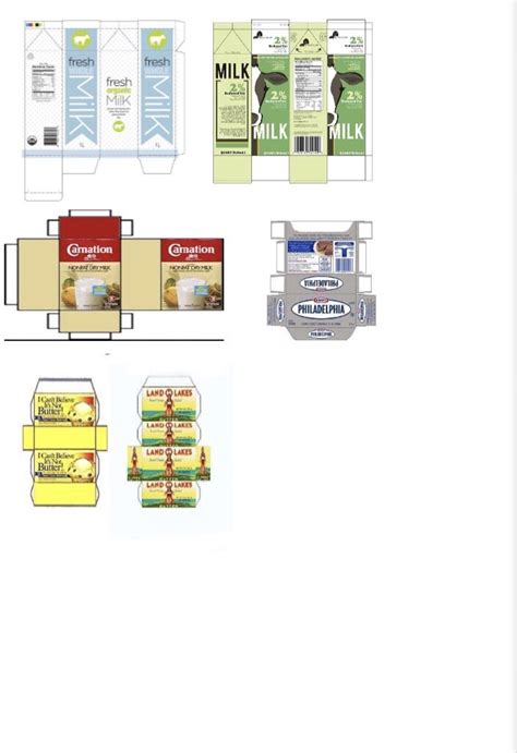 500 Free Modern Brand Miniature Groceries Printables 96d