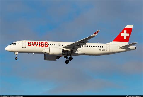 Hb Jcr Swiss Airbus A220 300 Bd 500 1a11 Photo By Severin