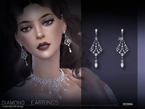 The Sims Resource S Club Ts4 Ll Earrings 202006