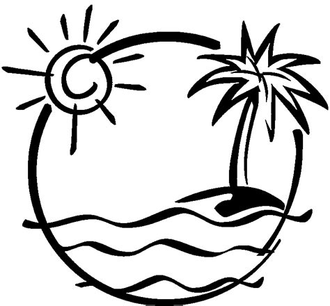 Sunset Clipart Black And White Free Download On Clipartmag